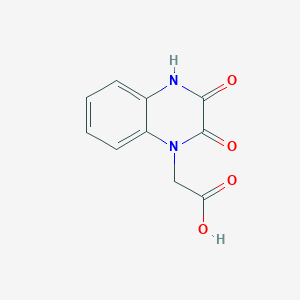 2-(2,3-dioxo-1,2,3,4-tetrahydroquinoxalin-1-yl)acetic acid