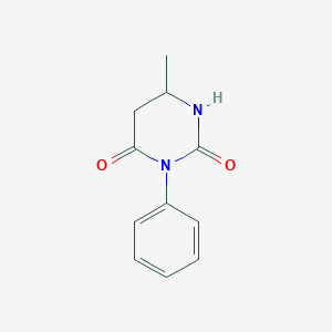molecular formula C11H12N2O2 B6141901 6-methyl-3-phenyl-1,3-diazinane-2,4-dione CAS No. 85606-75-3