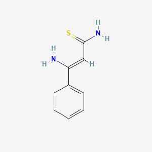 molecular formula C9H10N2S B6141909 3-amino-3-phenylprop-2-enethioamide CAS No. 1057326-92-7