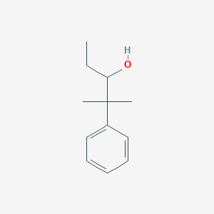 molecular formula C12H18O B6141910 2-甲基-2-苯基戊-3-醇 CAS No. 88790-27-6