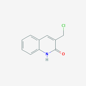 molecular formula C10H8ClNO B6141917 3-(chloromethyl)-1,2-dihydroquinolin-2-one CAS No. 90097-51-1