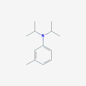 molecular formula C13H21N B6141927 3-methyl-N,N-bis(propan-2-yl)aniline CAS No. 6863-96-3