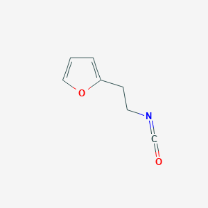 molecular formula C7H7NO2 B6141934 2-(2-isocyanatoethyl)furan CAS No. 1226290-01-2
