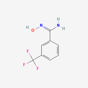 molecular formula C8H7F3N2O B6141941 N'-hydroxy-3-(trifluoromethyl)benzene-1-carboximidamide CAS No. 1219626-08-0