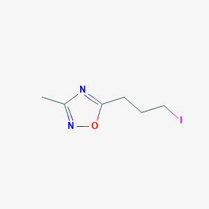 5-(3-iodopropyl)-3-methyl-1,2,4-oxadiazole