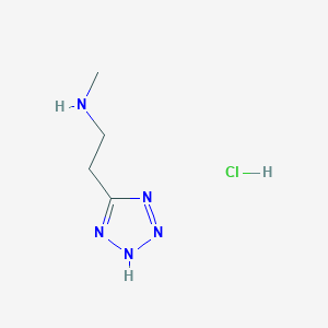 methyl[2-(2H-1,2,3,4-tetrazol-5-yl)ethyl]amine hydrochloride