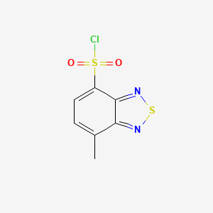7-methyl-2,1,3-benzothiadiazole-4-sulfonyl chloride
