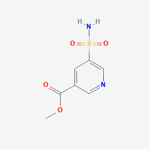 molecular formula C7H8N2O4S B6142065 5-磺酰基吡啶-3-甲酸甲酯 CAS No. 1315368-60-5