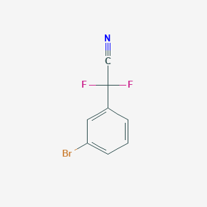 2-(3-bromophenyl)-2,2-difluoroacetonitrile