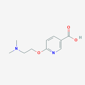 6-[2-(dimethylamino)ethoxy]pyridine-3-carboxylic acid