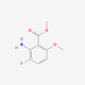 molecular formula C9H10FNO3 B6142142 methyl 2-amino-3-fluoro-6-methoxybenzoate CAS No. 1354950-80-3