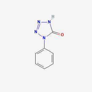 molecular formula C7H6N4O B6142180 1-phenyl-4,5-dihydro-1H-1,2,3,4-tetrazol-5-one CAS No. 5097-82-5