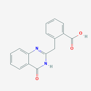 2-[(4-oxo-3,4-dihydroquinazolin-2-yl)methyl]benzoic acid