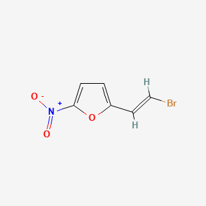 molecular formula C6H4BrNO3 B6142216 2-(2-bromoethenyl)-5-nitrofuran CAS No. 59563-51-8