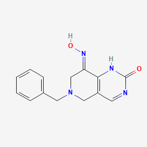 6-benzyl-8-(hydroxyimino)-5H,6H,7H,8H-pyrido[4,3-d]pyrimidin-2-ol
