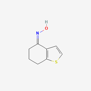 N-(4,5,6,7-tetrahydro-1-benzothiophen-4-ylidene)hydroxylamine