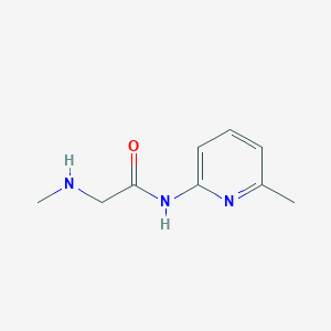 molecular formula C9H13N3O B6142312 2-(methylamino)-N-(6-methylpyridin-2-yl)acetamide CAS No. 770670-25-2
