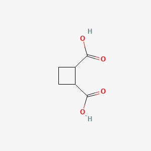 molecular formula C6H8O4 B6142323 环丁烷-1,2-二羧酸 CAS No. 3396-14-3