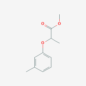 molecular formula C11H14O3 B6142328 methyl 2-(3-methylphenoxy)propanoate CAS No. 125095-33-2