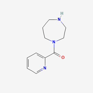 molecular formula C11H15N3O B6142639 1-(pyridine-2-carbonyl)-1,4-diazepane CAS No. 926252-06-4