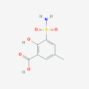 2-hydroxy-5-methyl-3-sulfamoylbenzoic acid
