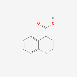 molecular formula C10H10O2S B6142810 3,4-dihydro-2H-1-benzothiopyran-4-carboxylic acid CAS No. 80858-99-7