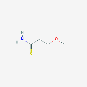 molecular formula C4H9NOS B6142859 3-methoxypropanethioamide CAS No. 1016740-19-4
