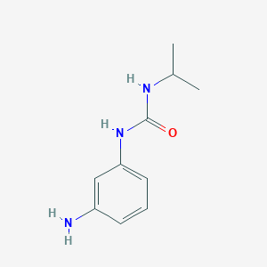 molecular formula C10H15N3O B6142960 1-(3-aminophenyl)-3-(propan-2-yl)urea CAS No. 1042554-38-0