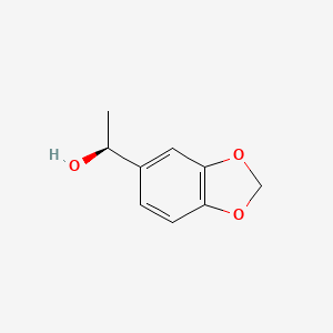 molecular formula C9H10O3 B6143099 (1S)-1-(1,3-dioxaindan-5-yl)ethan-1-ol CAS No. 179237-91-3
