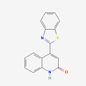 4-(1,3-benzothiazol-2-yl)quinolin-2-ol