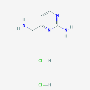 4-(aminomethyl)pyrimidin-2-amine dihydrochloride