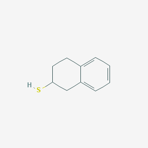 molecular formula C10H12S B6143302 1,2,3,4-tetrahydronaphthalene-2-thiol CAS No. 57071-25-7