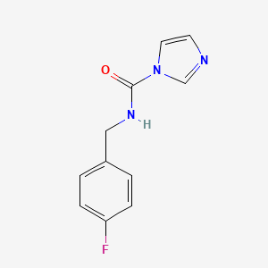 N-[(4-fluorophenyl)methyl]-1H-imidazole-1-carboxamide