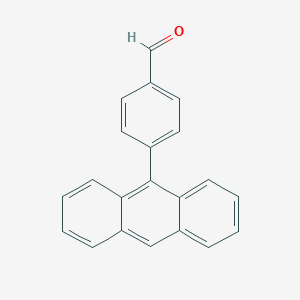 molecular formula C21H14O B061435 4-(Anthracen-9-YL)benzaldehyde CAS No. 169831-24-7