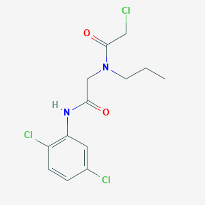 2-chloro-N-{[(2,5-dichlorophenyl)carbamoyl]methyl}-N-propylacetamide