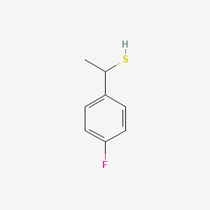 molecular formula C8H9FS B6143751 1-(4-fluorophenyl)ethane-1-thiol CAS No. 1016728-69-0
