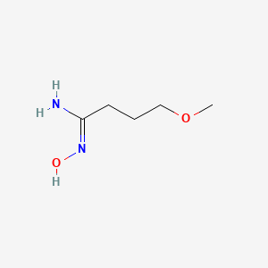molecular formula C5H12N2O2 B6143810 N'-hydroxy-4-methoxybutanimidamide CAS No. 1312601-25-4