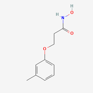molecular formula C10H13NO3 B6143843 N-hydroxy-3-(3-methylphenoxy)propanamide CAS No. 1016882-52-2