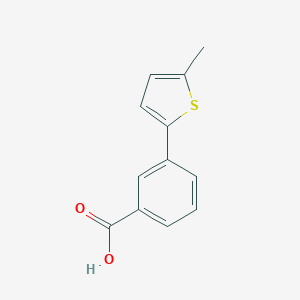 molecular formula C12H10O2S B061439 3-(5-甲基噻吩-2-基)苯甲酸 CAS No. 177735-12-5