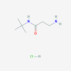 molecular formula C7H17ClN2O B6143919 3-氨基-N-叔丁基丙酰胺盐酸盐 CAS No. 1103861-54-6