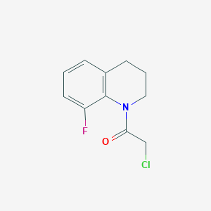 2-chloro-1-(8-fluoro-1,2,3,4-tetrahydroquinolin-1-yl)ethan-1-one