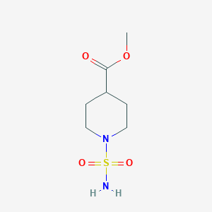 molecular formula C7H14N2O4S B6143982 methyl 1-sulfamoylpiperidine-4-carboxylate CAS No. 949444-70-6