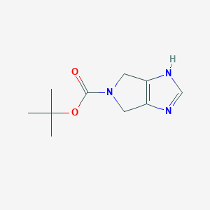 molecular formula C10H15N3O2 B6144021 tert-butyl 1H,4H,5H,6H-pyrrolo[3,4-d]imidazole-5-carboxylate CAS No. 1050886-49-1