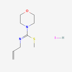 [(methylsulfanyl)(morpholin-4-yl)methylidene](prop-2-en-1-yl)amine hydroiodide