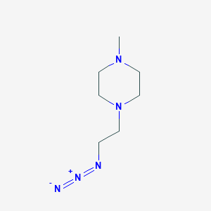 molecular formula C7H15N5 B6144075 1-(2-azidoethyl)-4-methylpiperazine CAS No. 1227736-59-5