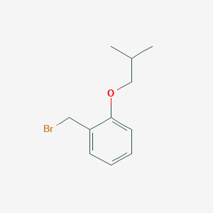 molecular formula C11H15BrO B6144109 1-(bromomethyl)-2-(2-methylpropoxy)benzene CAS No. 1094303-23-7