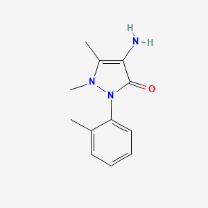 4-amino-1,5-dimethyl-2-(2-methylphenyl)-2,3-dihydro-1H-pyrazol-3-one