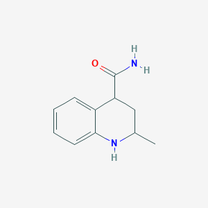 molecular formula C11H14N2O B6144133 2-methyl-1,2,3,4-tetrahydroquinoline-4-carboxamide CAS No. 950094-35-6