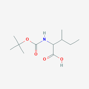 molecular formula C11H21NO4 B6144179 2-((tert-butoxycarbonyl)amino)-3-methylpentanoic acid CAS No. 2390474-63-0