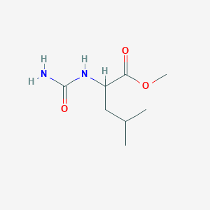 molecular formula C8H16N2O3 B6144201 methyl 2-(carbamoylamino)-4-methylpentanoate CAS No. 1485760-73-3